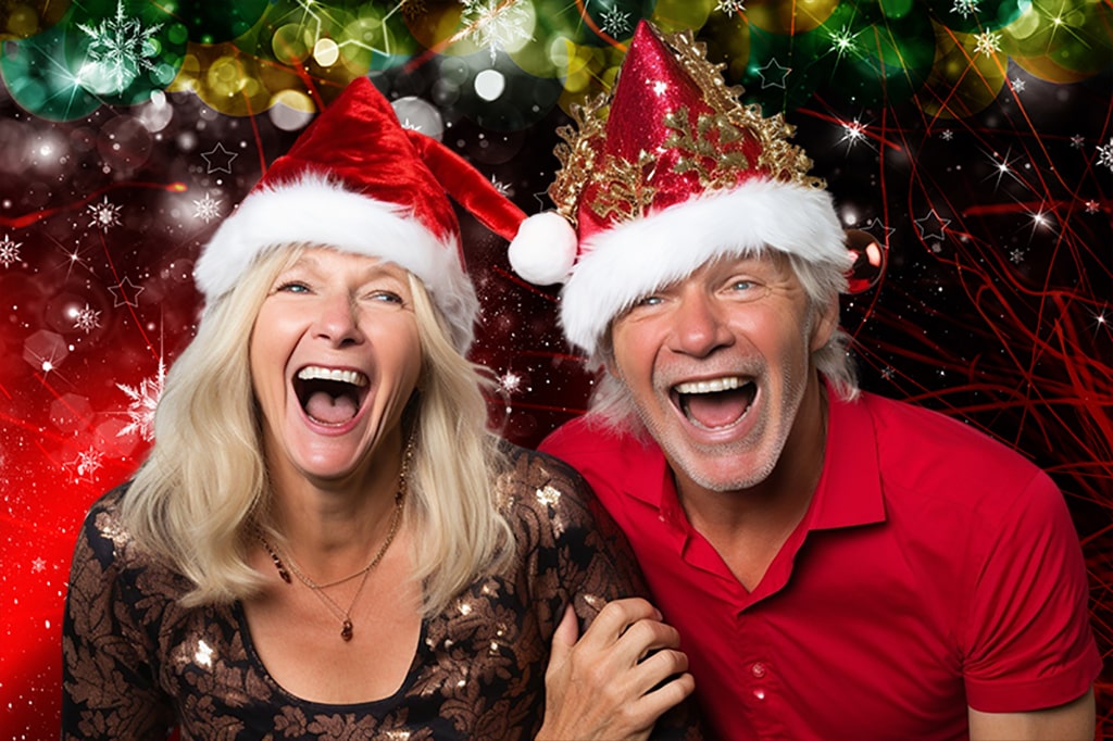 top fotobox weihnachtsfeier mieten paar